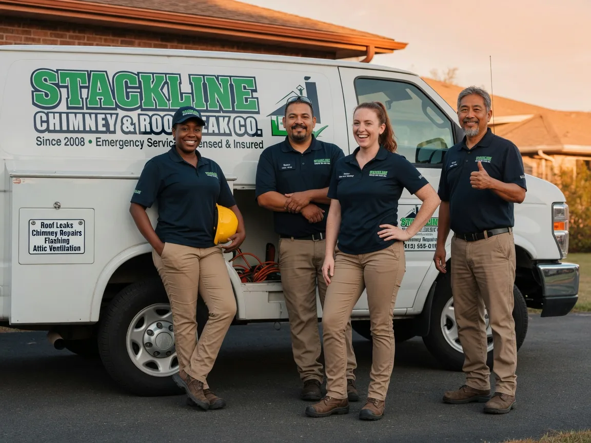 Chimney flashing repair company in Dewitt, IL